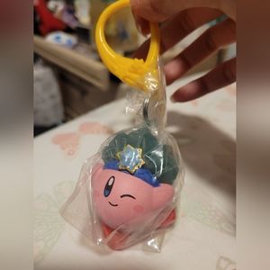 Ice Kirby keychain figure Nintendo